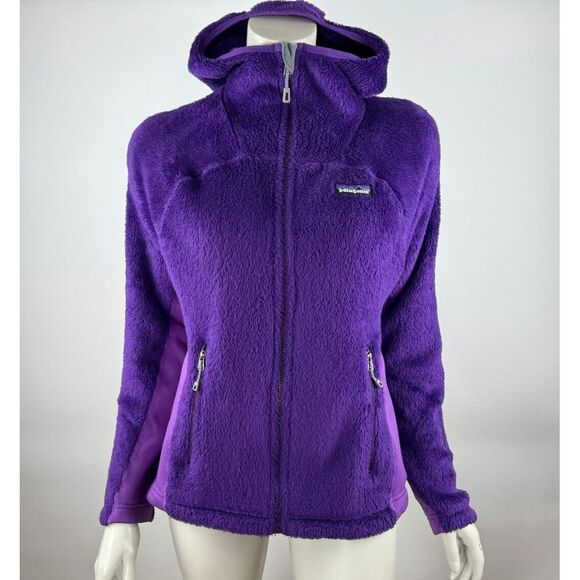 Patagonia Tops - Patagonia R3 Hi-Loft‎ Hoody Women S Fleece Full Zip Jacket Long Sleeve Polartec